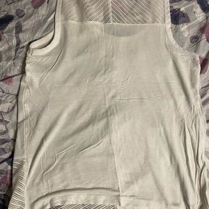 Women’s Calvin Klein front tie white tank top (XS)